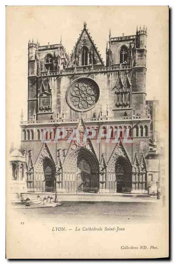 LYON — A Catedral de São João — Coleções ND. Fot. - Frente