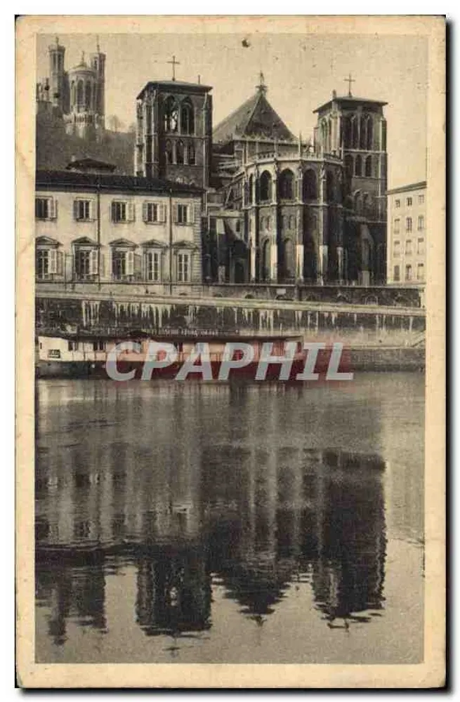 Kathedrale Saint-Jean — Lyon — Ansichten von Lyon, CL 319 - Vorderseite