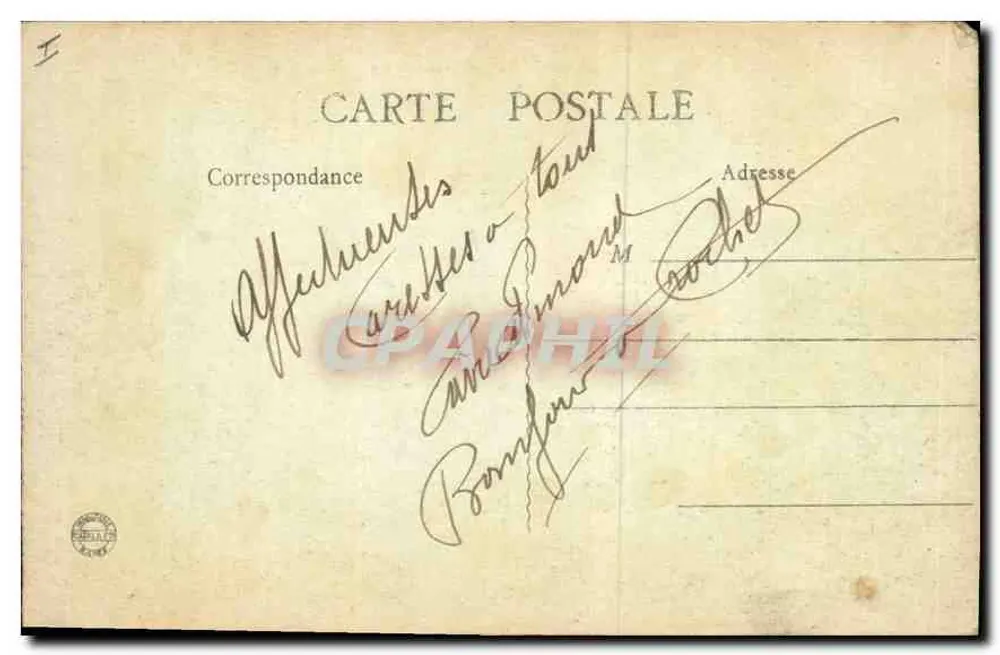 Lyon - Fourvière - Vista Geral — B.F., Paris - Verso