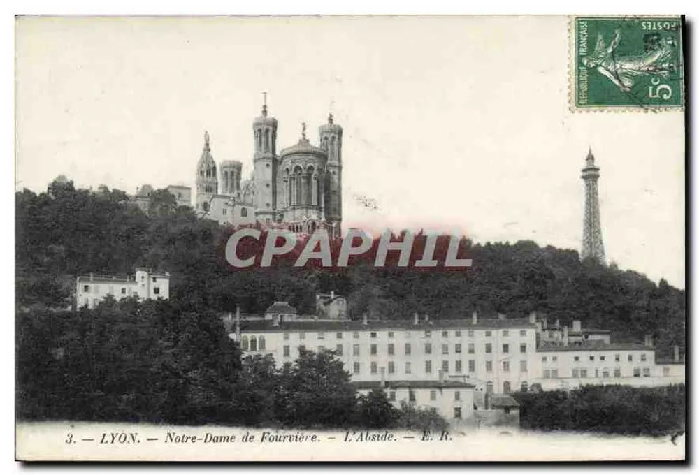 LYON — Nossa Senhora de Fourvière — A Abside — E.R. - Frente