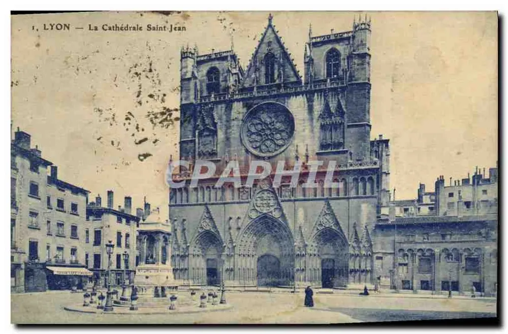 LYON — A Catedral São João — Editor não identificado, n° de série 1 - Frente