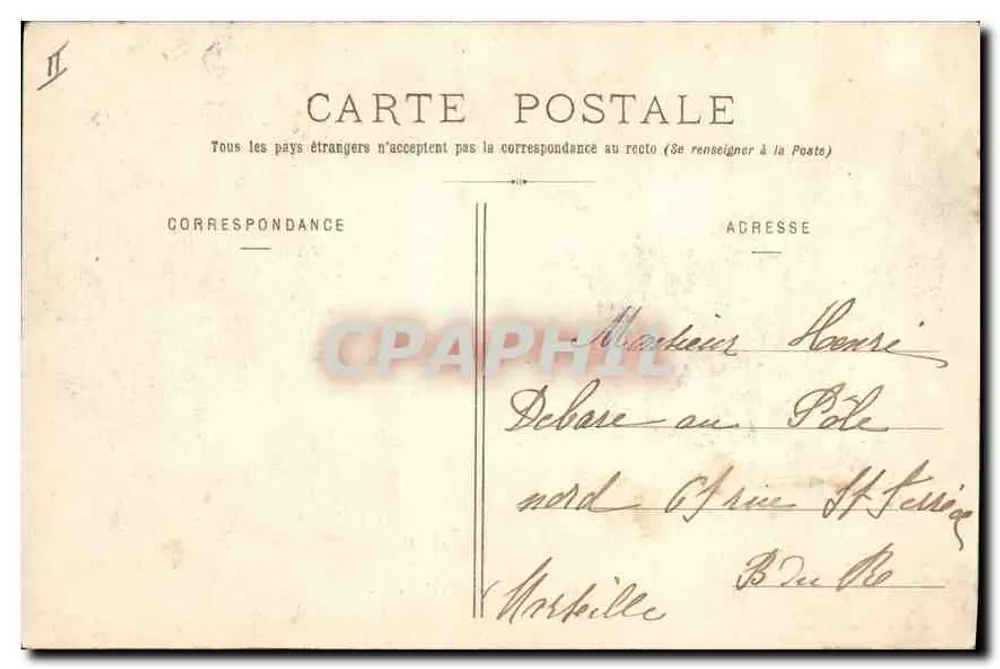 LYON - O Ponte da Universidade — H. B. & C°, EDITOR, LYON - Verso