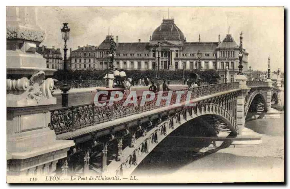 LYON. — O Ponte da Universidade. — LL. — N° 110 - Frente