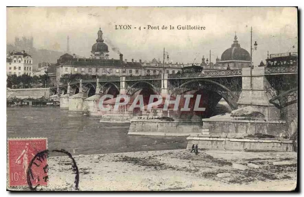 LYON - 4 - Ponte da Guillotière — Graphiphil - Frente