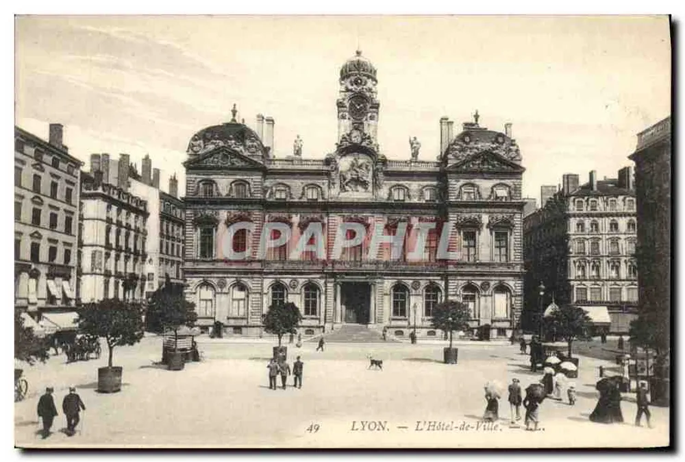 LYON — O Hotel-de-Ville — LL, n°49 - Frente