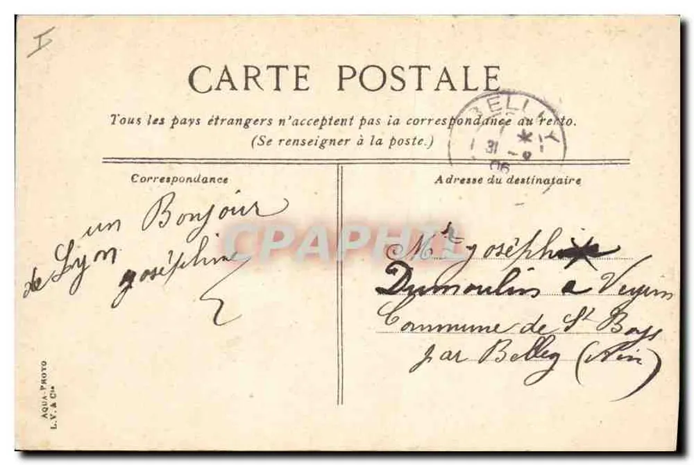 Lyon — Hotel de Ville — L.V. & Cie, n°19 - Verso