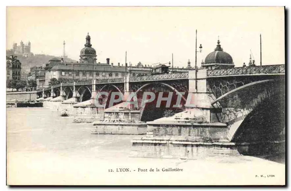 LYON - Pont de la Guillotière — P. M., LYON, n°12 - Frente