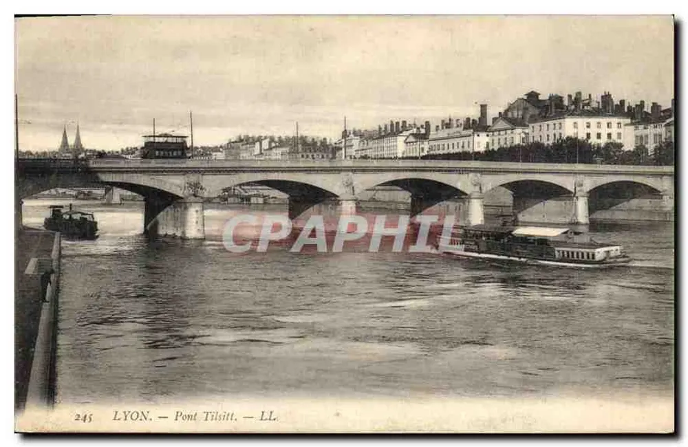 LYON — Ponte Tilsitt — LL, n° 245 - Frente