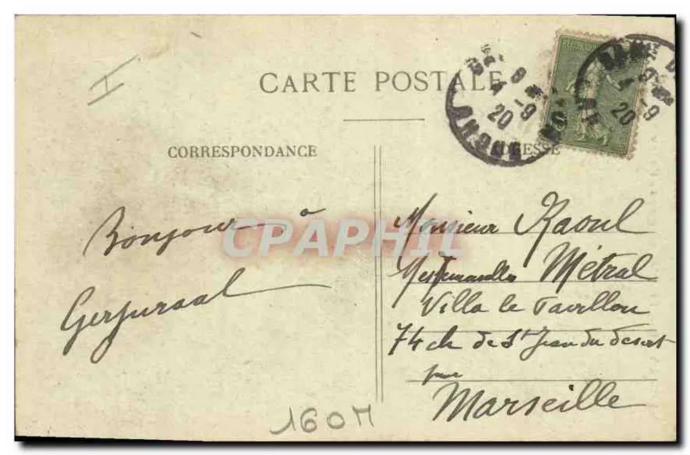LYON — Torre Metálica de Fourvière — G.B. n°130 - Verso