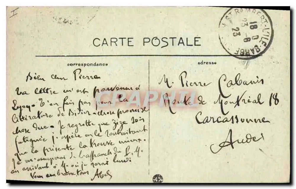LYON — A Catedral de São João — editor não visível, n° de série 50 - Verso
