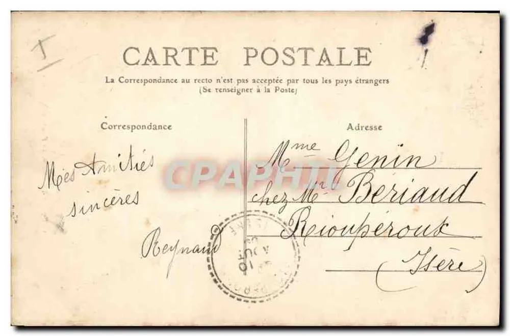 LYON - N.D. de Fourvière — editor C. P. H. (n° 172) - Verso