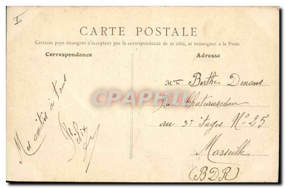 Lyon - Nuova Chiesa di Fourvières — editore F. Paris, n° 2795 - Verso