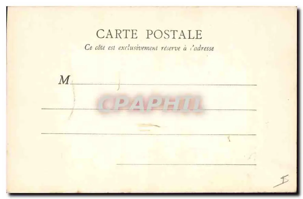 Lyon — Catedral de São João — Entrada — B. F., Paris, n° 245 - Verso