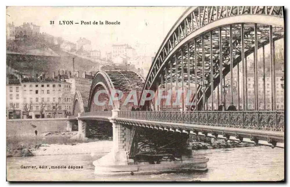 LYON — Ponte da Boucle — Carrier, editor modelo depositado - Frente