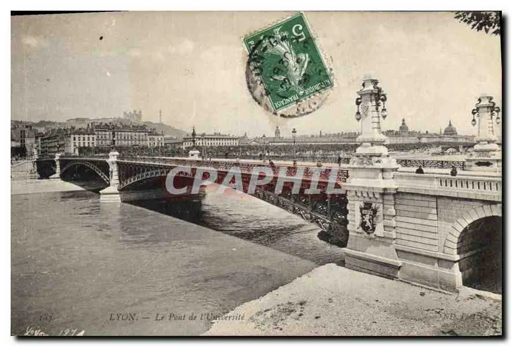 LYON — O Ponte da Universidade — editor Lévy, n° 137 - Frente