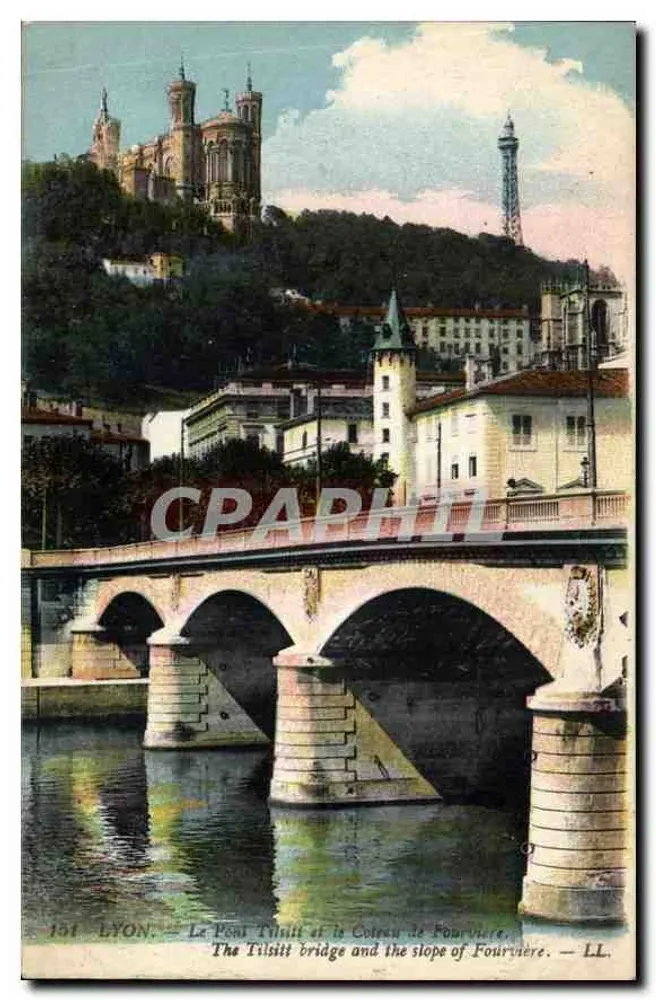 LYON — Le Pont Tilhuit et le Col du Fourvière — LL - Recto