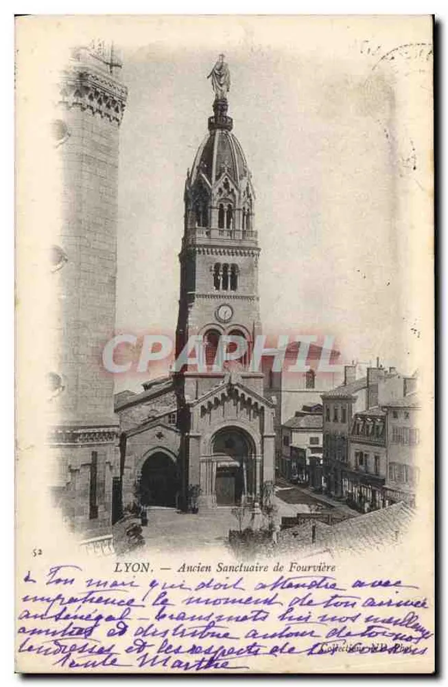LYON — Alter Heiligtum von Fourvière — Verlag: II. Paris - Vorderseite
