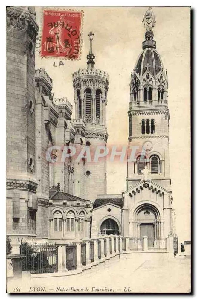 LYON — Nossa Senhora de Fourvière — L.L. - Frente