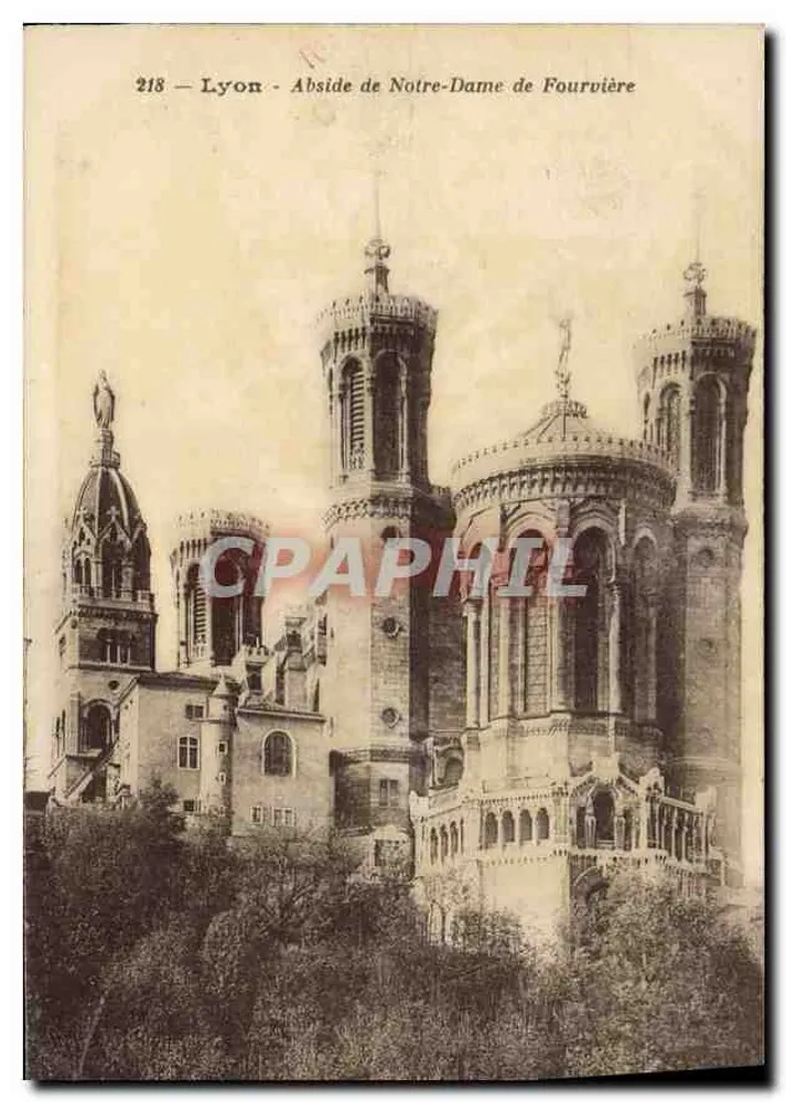 Lyon — Abside da Igreja de Notre-Dame de Fourvière — n°218 - Frente