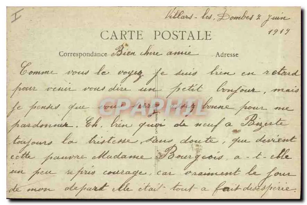 Lyon — Abside da Igreja de Notre-Dame de Fourvière — n°218 - Verso