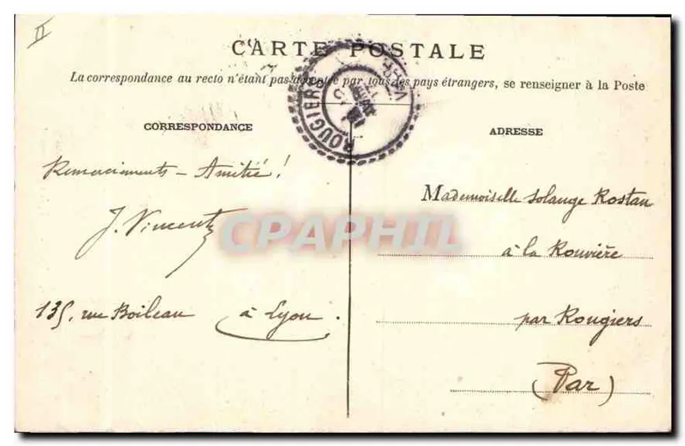 लियोन - सेंट-विन्सेंट के चर्च - एस.ई. संख्या 148 - पीछे