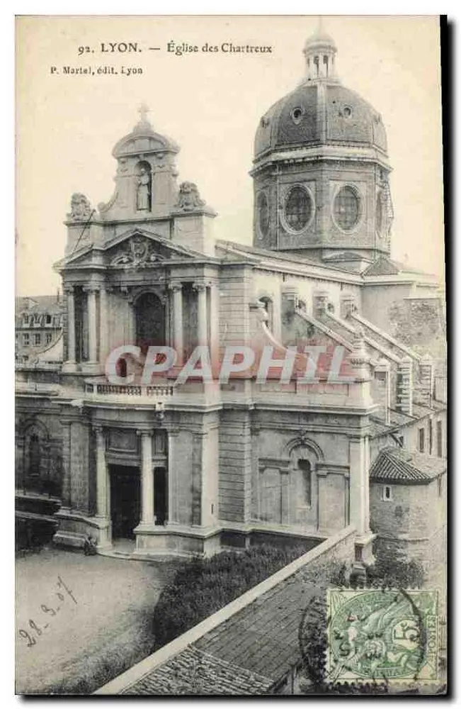 LYON — Igreja dos Cartuxos — P. Martel, editor Lyon - Frente