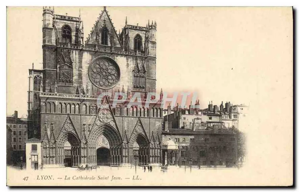 LYON — A Catedral São João — LL. — n°47 - Frente