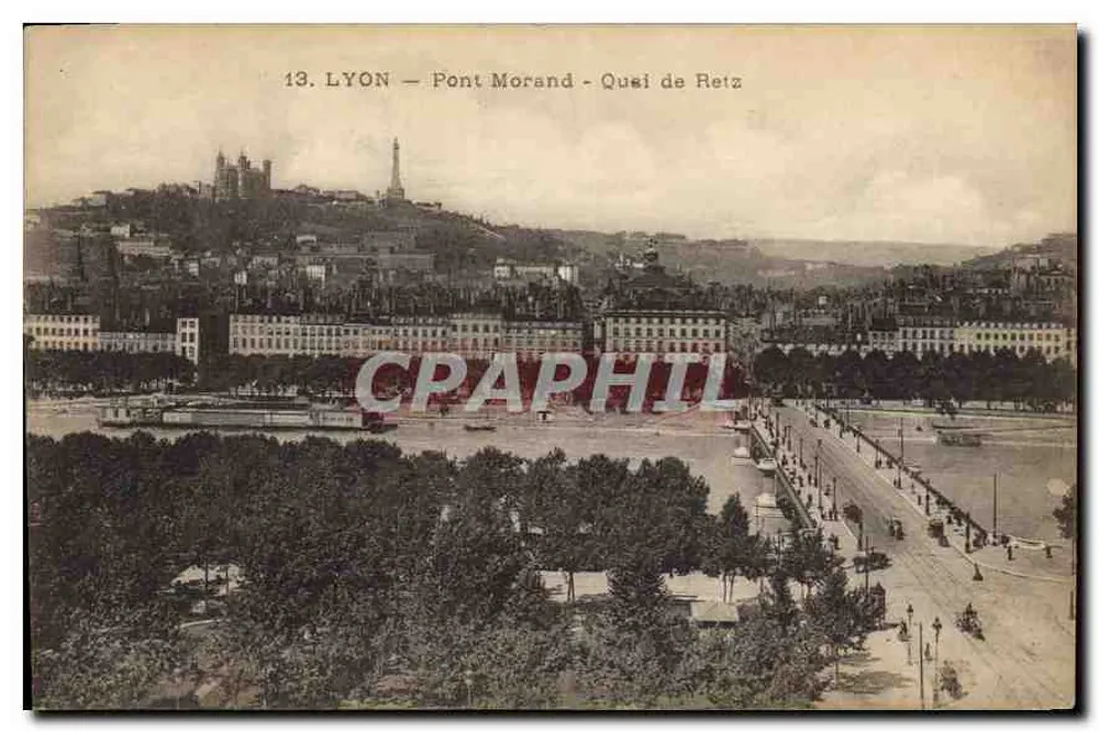 LYON — Ponte Morand — Quai de Retz — n°13 - Frente