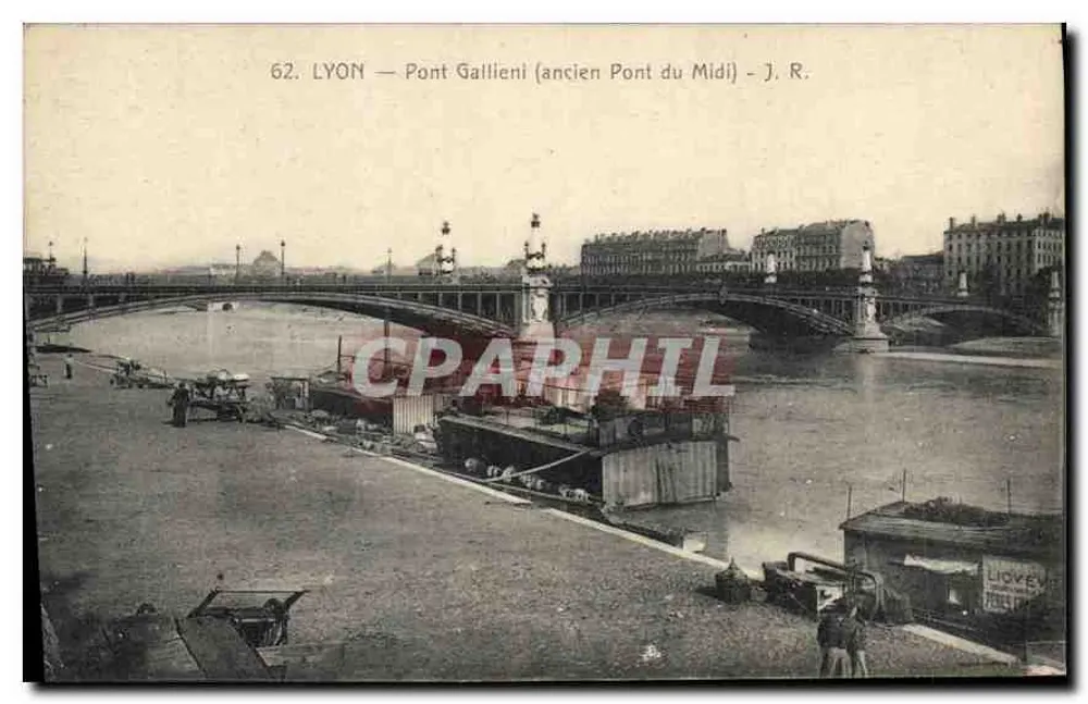LYON — Pont Gallieni (ehemals Pont du Midi) — J. R. - Vorderseite