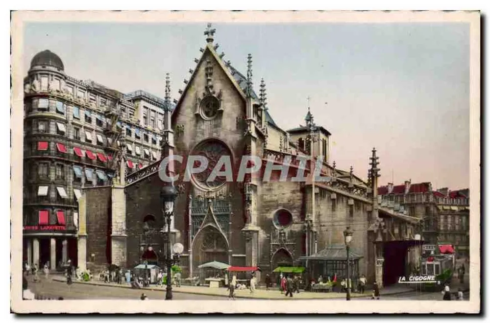 Kirche Saint-Bonaventure — Place des Cordeliers — Edition 'La Cigogne' Lyon - Vorderseite
