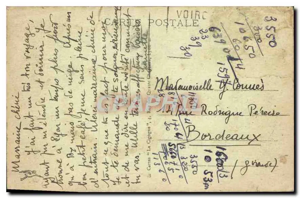Lyon — Primatiale Saint-Jean-Baptiste — anonymer Verleger, Nr. 1355 - Rückseite