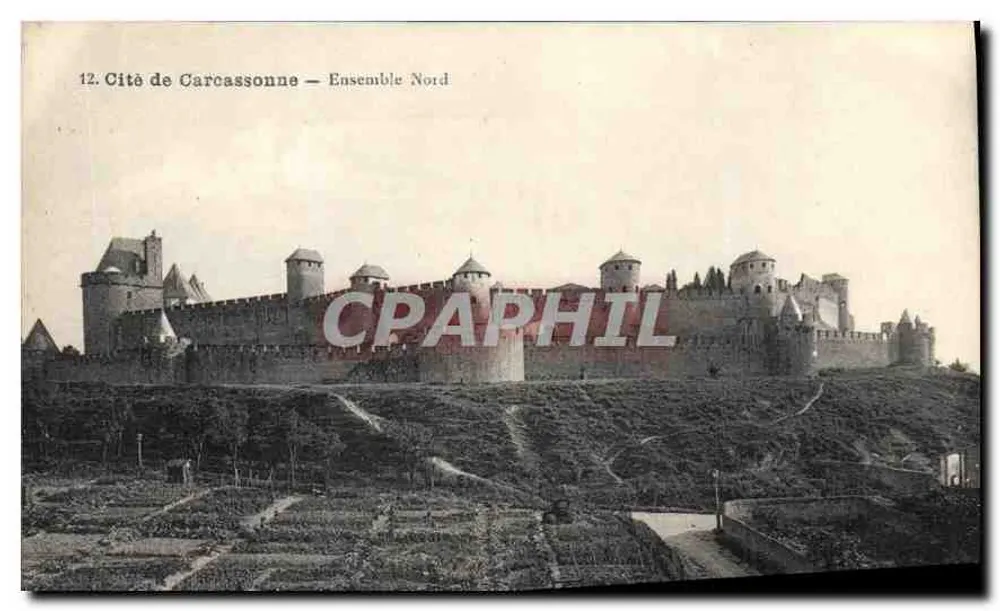 Cidade de Carcassonne — Conjunto Norte — Henri Babin & Cie, Toulouse - Frente