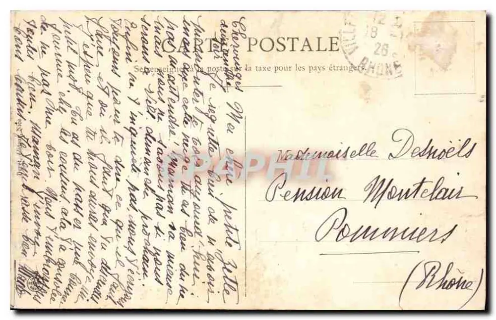 Place des Cordeliers — Lyon — editor anônimo, n° 20 - Verso