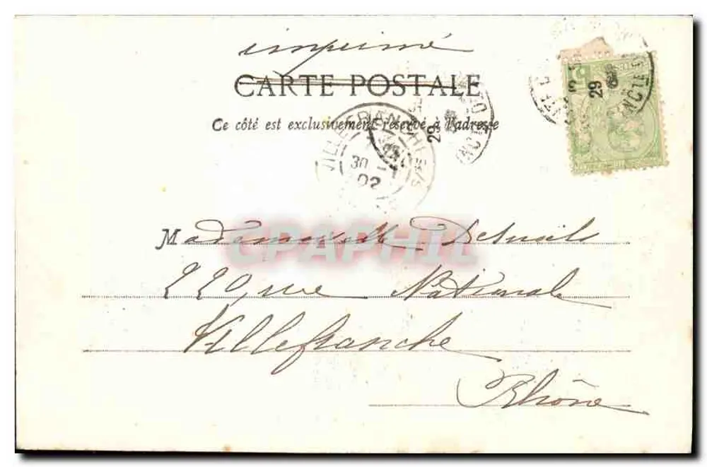 Monte-Carlo y el Tiro al Pavo — Edición Giletta, fot., Nice, n° 626 - Reverso
