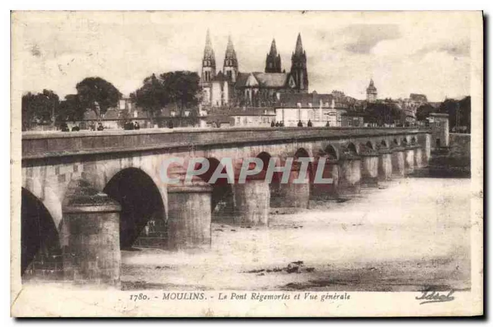 Mühle — Pont Régemortes und allgemeine Ansicht — Verlag Idéal, Nr. 1780 - Vorderseite