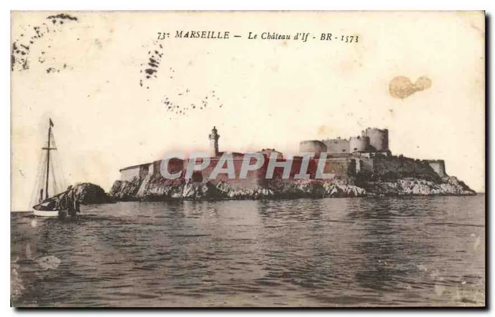 Marseille — Le Château d'If — éditeur BR, n° 73 - Frente