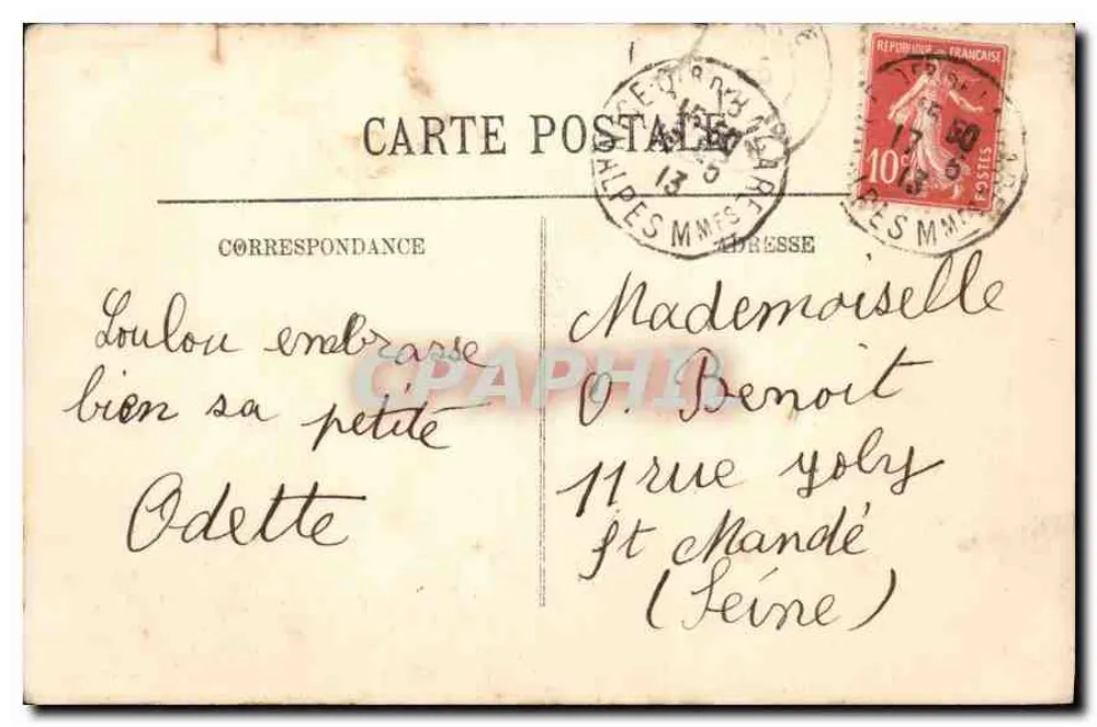 Juan-les-Pins — Le Bord de Mer — Éditeur LL - Verso