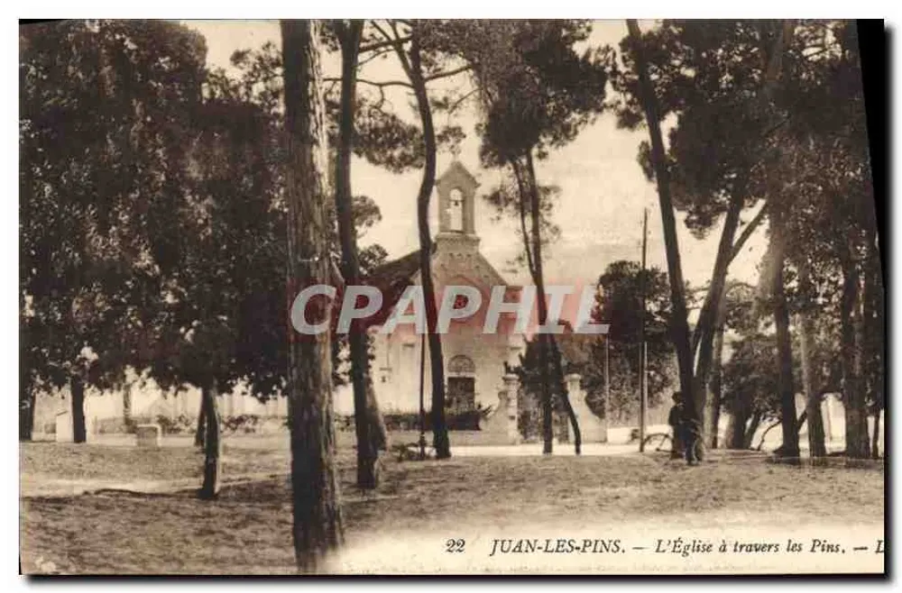 Juan-les-Pins — Die Kirche zwischen den Kiefern — n°22 - Vorderseite