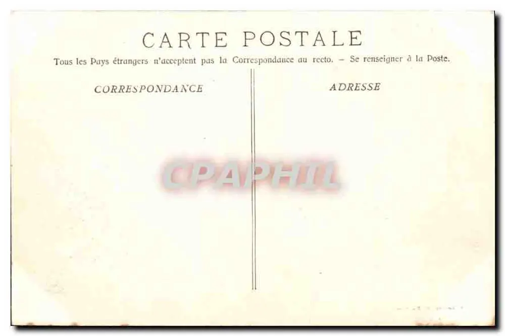 Marseille - Die Ausfahrt des Alten Hafens — Phototypie E. Lévy, n° 2483 bis - Rückseite