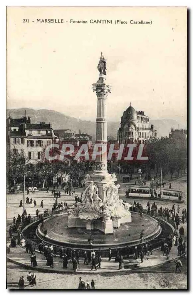 Marseille - Fontaine Cantini (Place Castellane) — n° 271 - Vorderseite