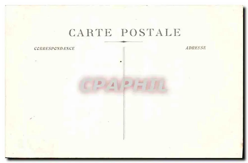 Marseille - Fontaine Cantini (Place Castellane) — n° 271 - Rückseite