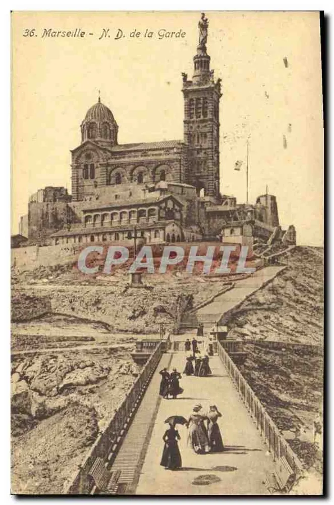 Marseille - Nossa Senhora da Guarda — editor não identificado, n° de série 36 - Frente