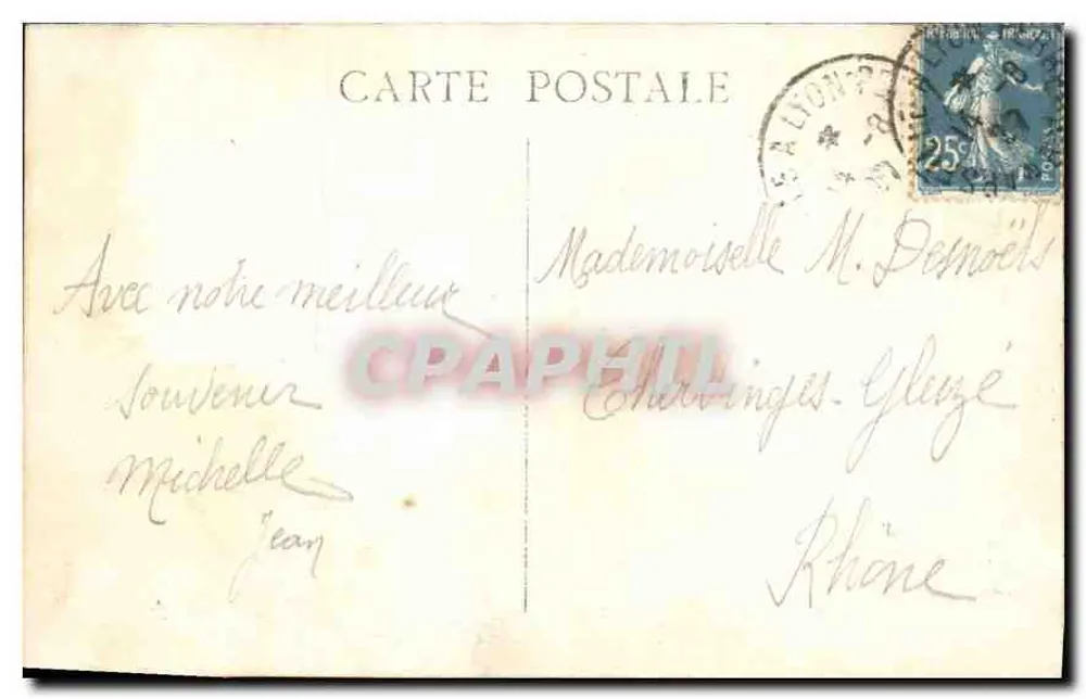 Marselha — O Forte St-Jean — Editor não identificado - Verso
