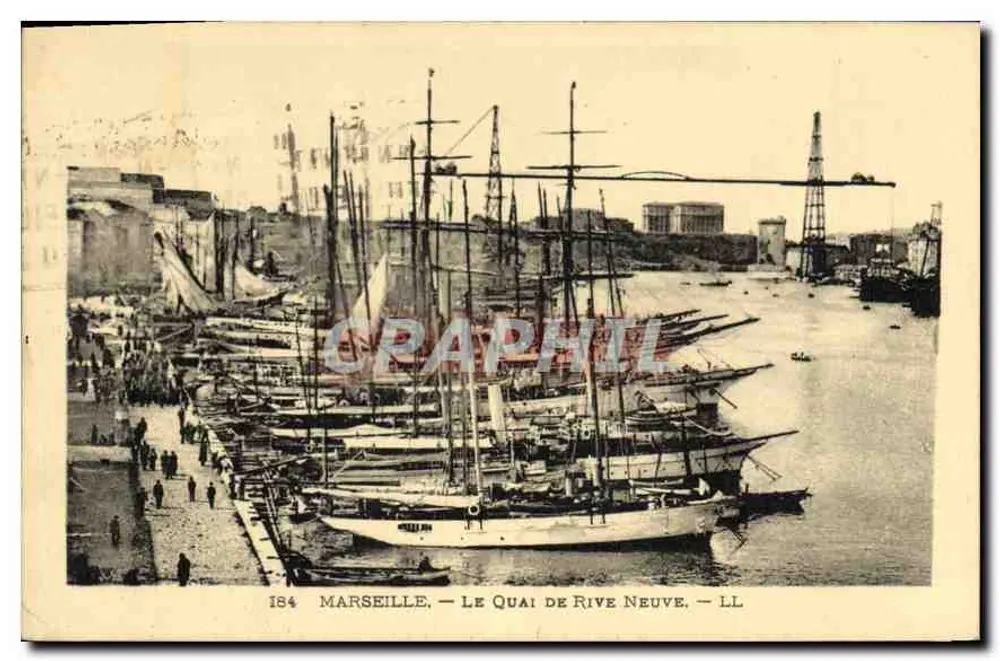 Marseille — O Calçadão de Rive Neuve — LL - Frente