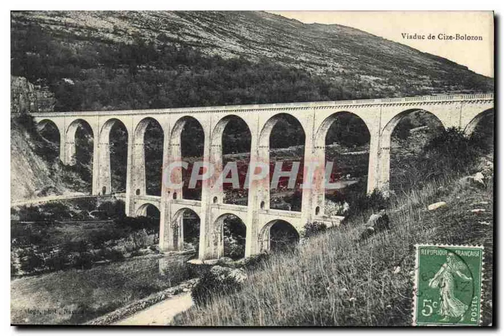 Viaduto de Cize-Bolozon — vista panorâmica — editor desconhecido, número de série não visível - Frente