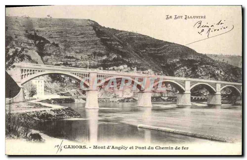 Cahors - Mont d'Angély und Pont du Chemin de Fer — Le Lot Illustré - Vorderseite