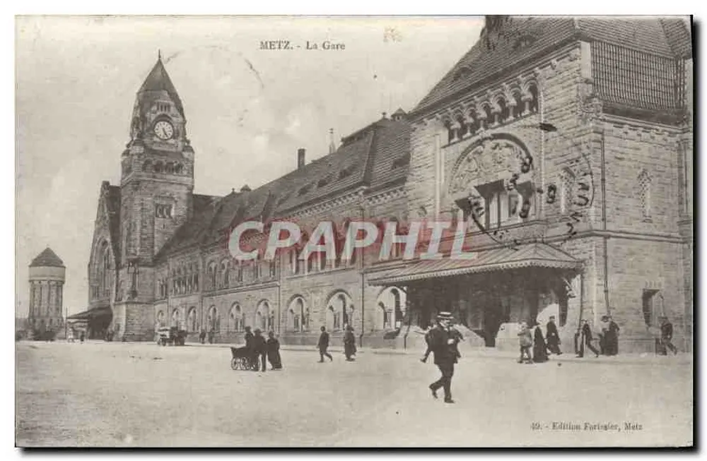 METZ - A Estação — Edição Fortegier, Metz, n°49 - Frente