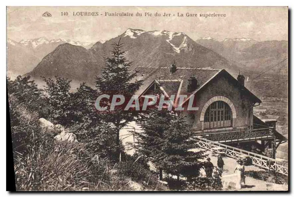 Lourdes - Seilbahn des Pic du Jer - Oberstation - Vorderseite