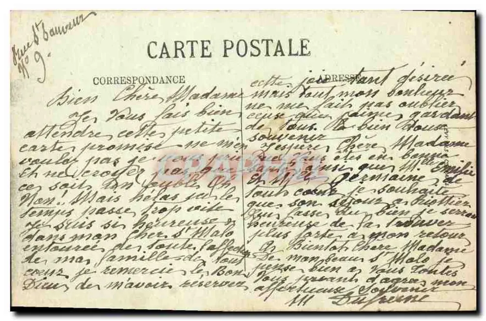 Saint-Malo — Um Dia de Regatas — LL. n°158 - Verso