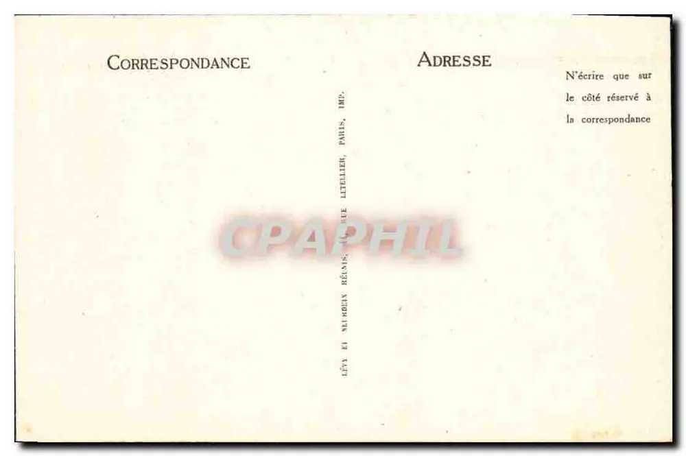 Avranches - Garten des Bischofs. Die Allee der Linden - LL - Rückseite
